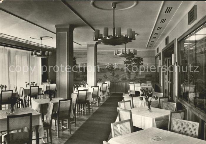 Tabarz FDGB Erholungsheim Theo Neubauer Speisesaal