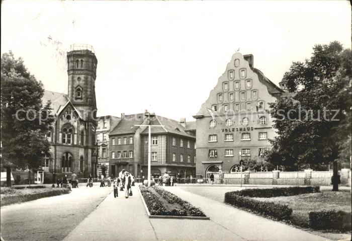 Aschersleben Sachsen-Anhalt Post und Volkshaus