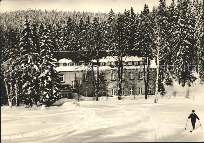 Gruenbach Vogtland FDGB Erholungsheim Louis Mueller Winteridyll