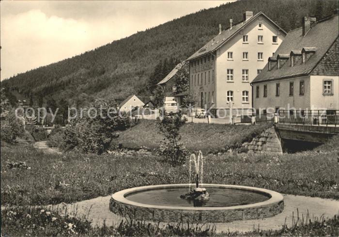 Wildenthal Eibenstock Erzgebirge Konsum Hotel Am Auerberg Springbrunnen