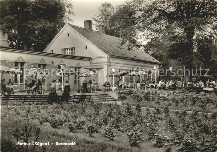 Putbus Ruegen Rosencafe Terrasse