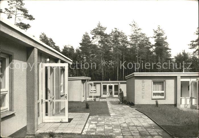 Dahlener Heide FDGB Erholungsheim Kaethe Kollwitz Huette bei Schmannewitz