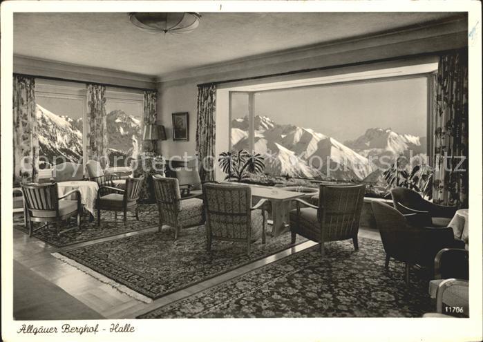 Sonthofen Oberallgaeu Allgaeuer Berghof mit Alpe Eck Halle