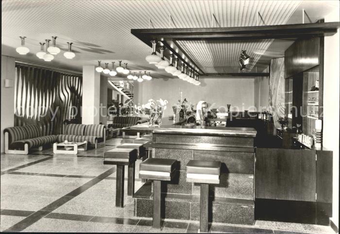 Friedrichroda FDGB Erholungsheim August Bebel Hallenbar