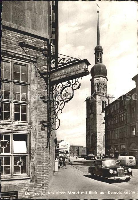 DORTMUND  CITY Am alten Markt mit Reinoldikirche