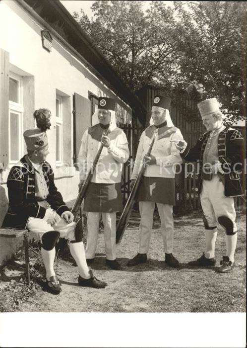 Aue Erzgebirge Bergtrachten des Erzgebirges Blaufarbenwerker Bergsaenger