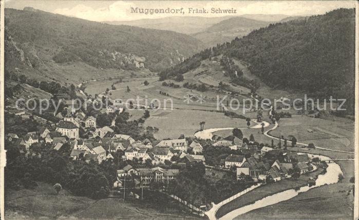 Muggendorf Fraenkische Schweiz Panorama