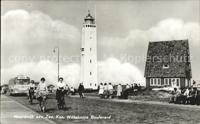 Noordwijk aan Zee  Kon Wilhelmina Boulevard Leuchtturm