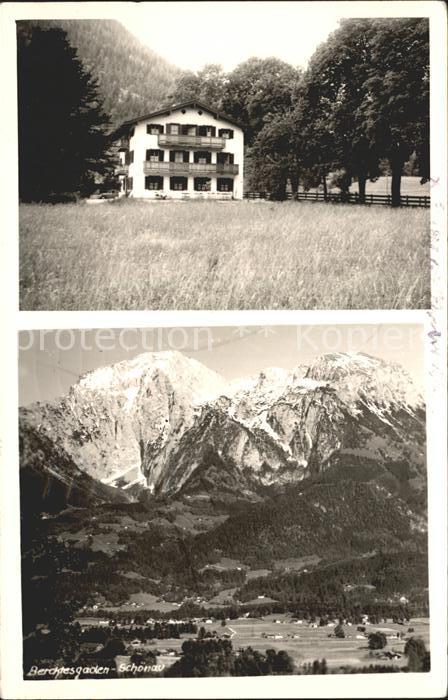 Schoenau Berchtesgaden Fremdenheim Hirschenlehen Panorama