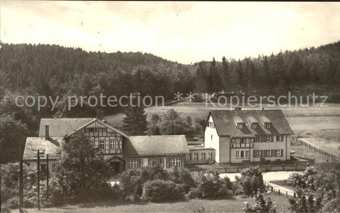 Ernstroda FDGB Erholungsheim Otto Heller