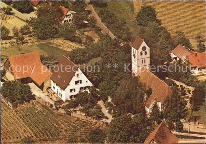 Betberg Kirche und Pfarrhaus Haus der Besinnung Fliegeraufnahme
