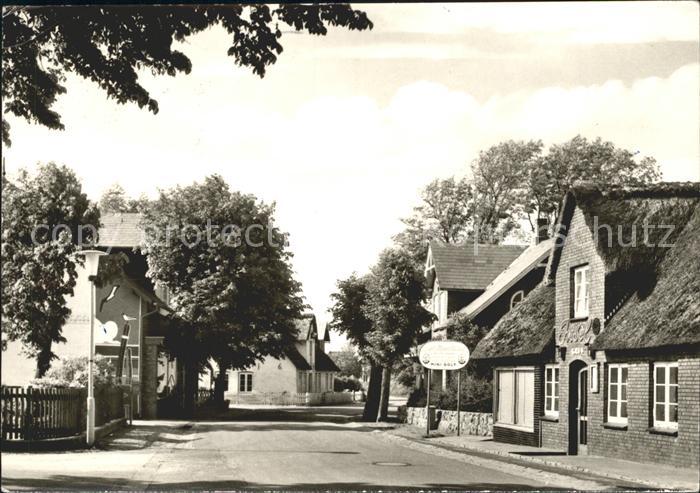 Nebel Amrum Dorfstrasse