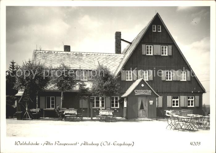 Altenberg Erzgebirge Waldschaenke Altes Raupennest