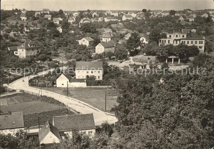 Lindenau Radebeul Ortsblick mit Haus der Werktaetigen