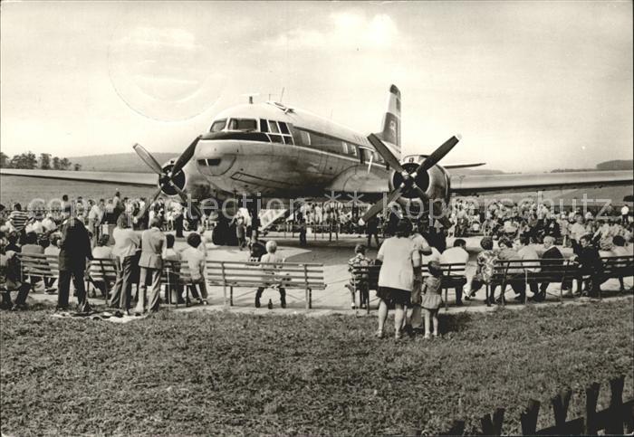 Caemmerswalde Blaskonzert am Flugzeug