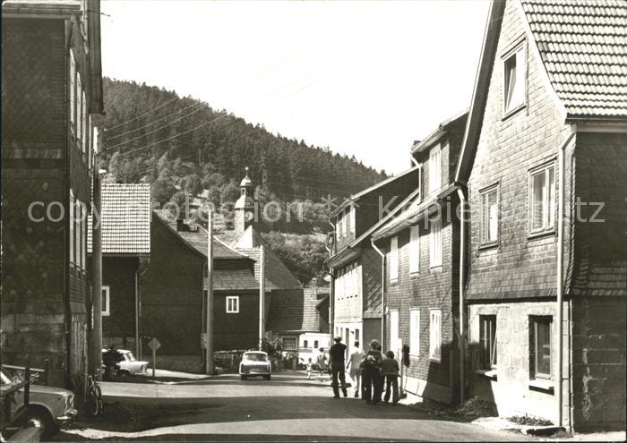Giessuebel Schleusegrund Dorfpartie