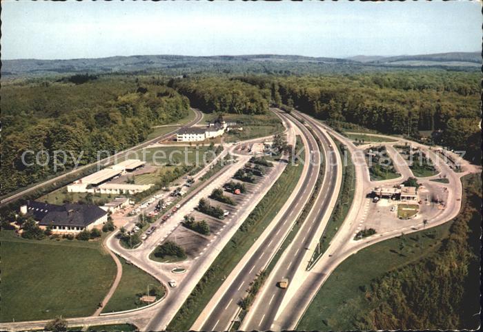 Rohrbrunn Autobahn Rasthaus im Spessart Motel Fliegeraufnahme