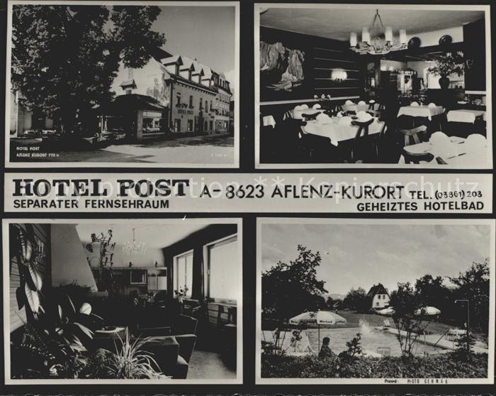 Aflenz Steiermark Hotel Post Gastraum Swimmingpool