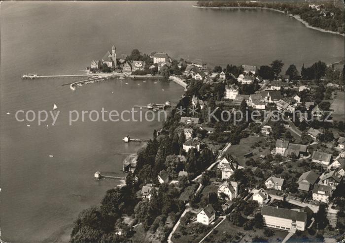 Wasserburg Bodensee Fliegeraufnahme