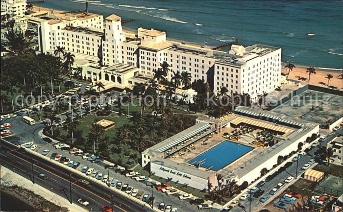 Hollywood Florida Beach Hotel aerial view