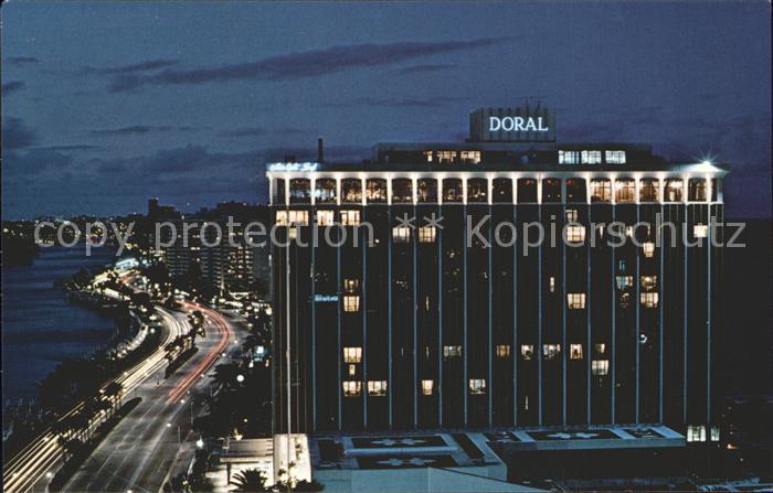 Miami Florida Doral On the Ocean Hotel by night