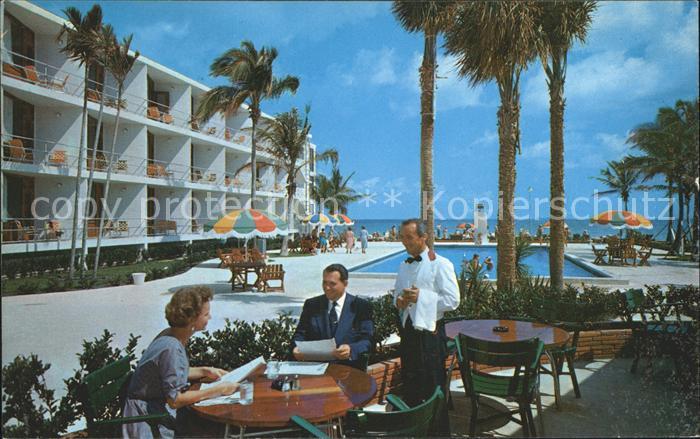 Miami Florida Motel Restaurant Swimming Pool