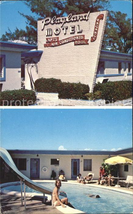 Hollywood Florida Playland Motel Swimming Pool