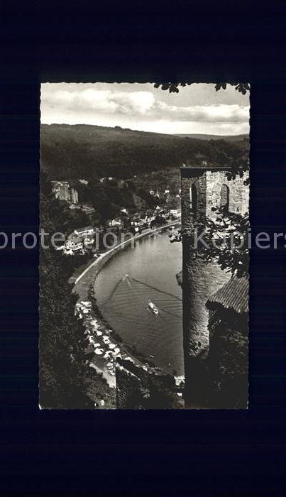 Neckarsteinach Panorama Blick von Burg Schwalbennest