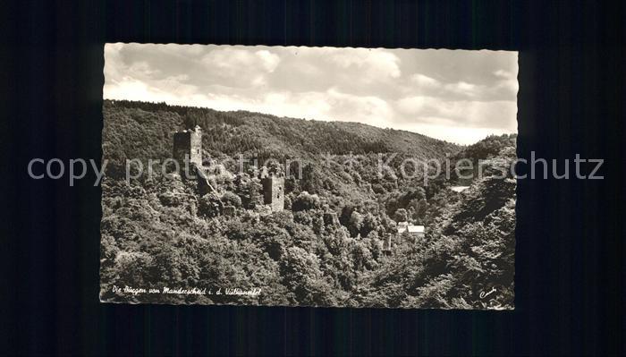 Manderscheid Eifel Die Burgen
