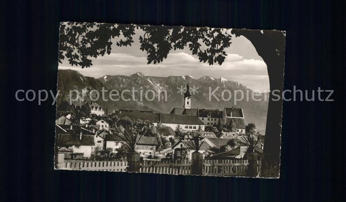 Murnau Staffelsee Blick auf den Krottenkopf und Hohe Kiste Bayerische Voralpen