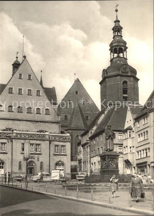 Eisleben Lutherstadt Rathaus Lutherdenkmal