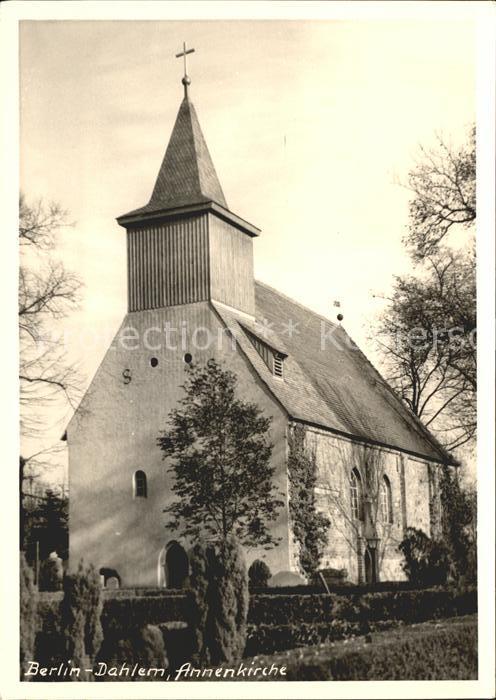 Dahlem Berlin Annenkirche
