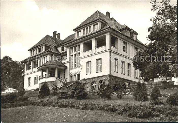 Gernrode Harz FDGB Erholungsheim Stubenberg