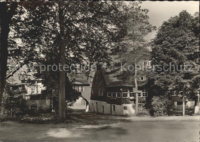 Freiberg Sachsen HO Gaststaette Schroedermuehle