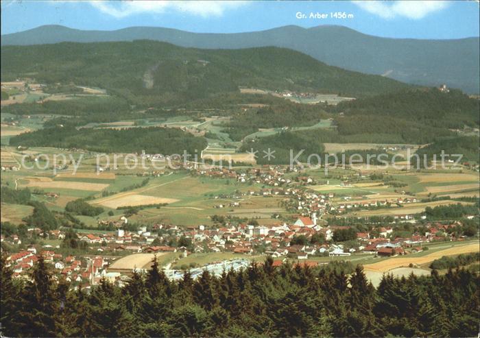 Viechtach Bayerischer Wald Panorama mit Grosser Arber