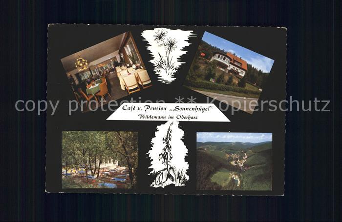 Wildemann Harz Goslar Niedersachsen Cafe Pension Sonnenhuegel Spiegeltal am Kurp