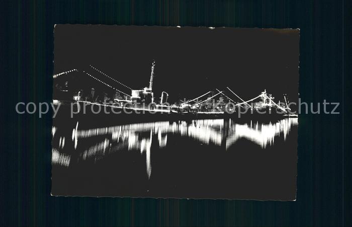 KIEL  CITY Hafen Schiffe Illumination