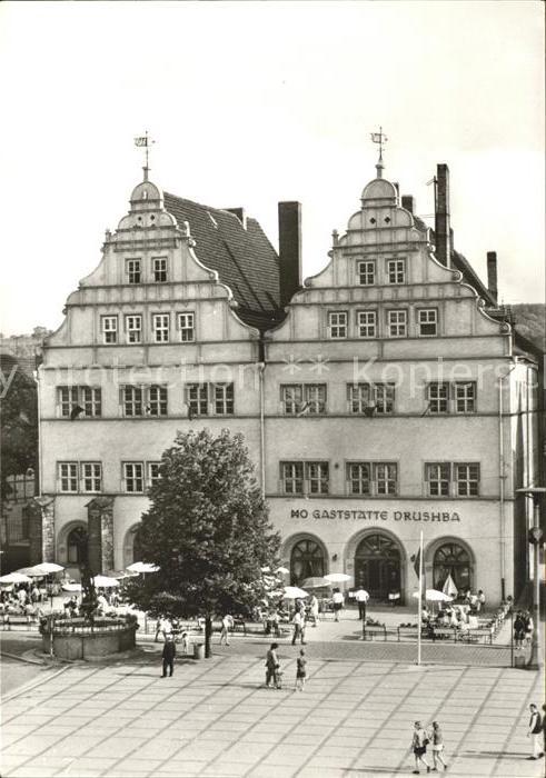Naumburg Saale HO Gaststaette Drushba Brunnen