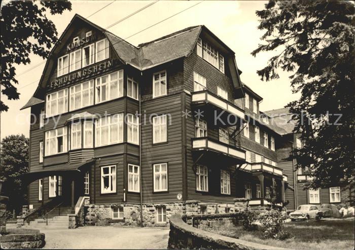 Oberhof Thueringen Konsum Erholungsheim
