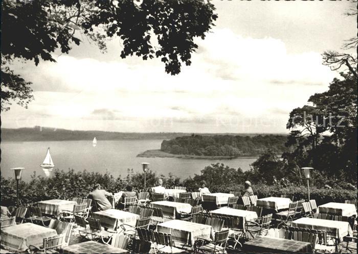 Wannsee Gaststaette Blockhaus Nikolskoe Terrasse