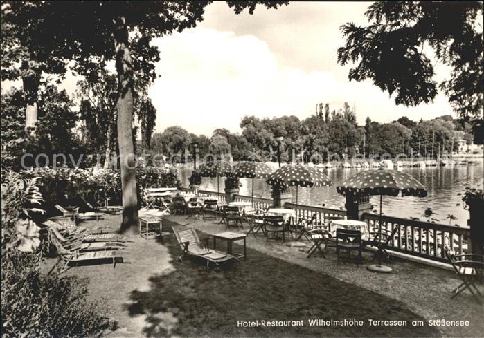 Pichelswerder Berlin Hotel Restaurant Wilhelmshoehe Terrassen am Stoessensee