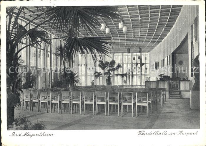 Bad Mergentheim Wandelhalle im Kurpark