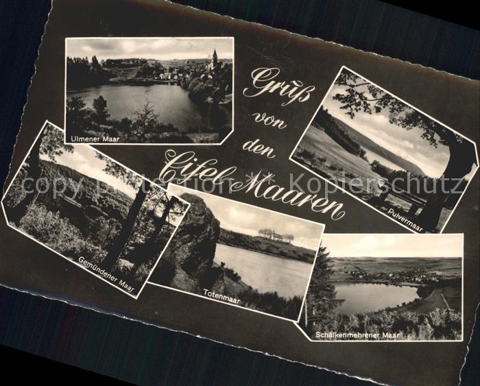 Maar Ulmener Maar Pulvermaar Totenmaar