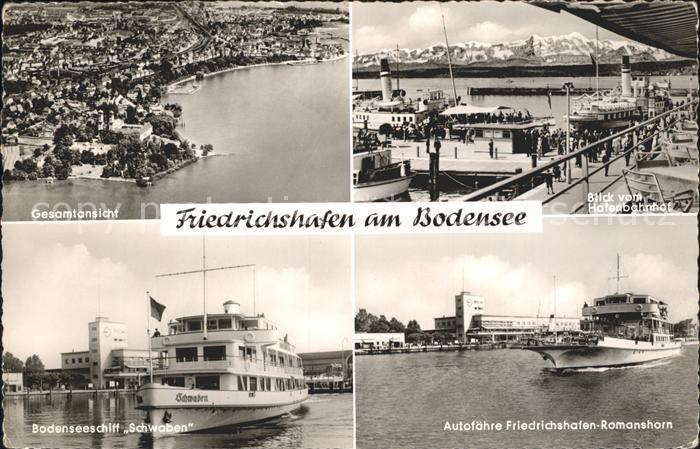 Friedrichshafen Bodensee Autofaehre Friedrichshafen- Romanshorn Bodenseeschiff S