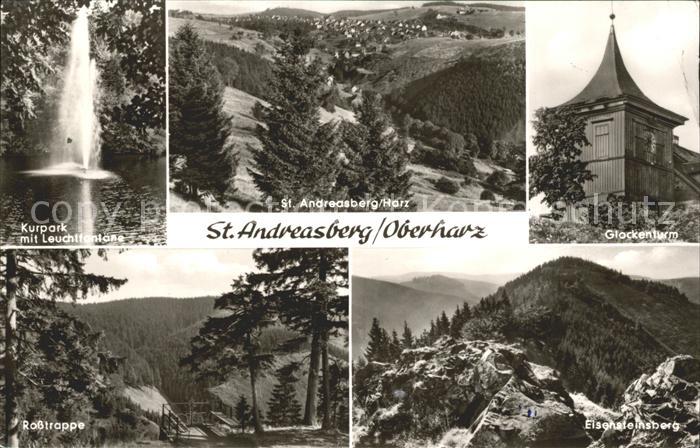 St Andreasberg Harz Glockenturm Rosstrappe Kurpark