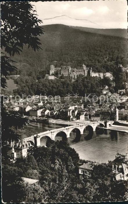 Heidelberg Neckar Bruecke Koenigsstuhl