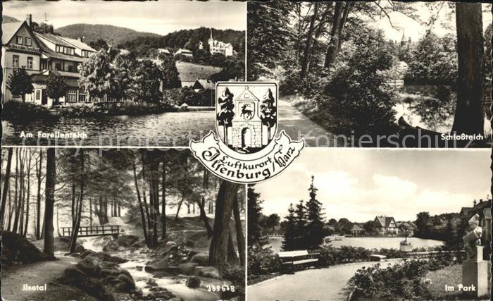 Ilsenburg Harz Park Schlossteich Forellenteich