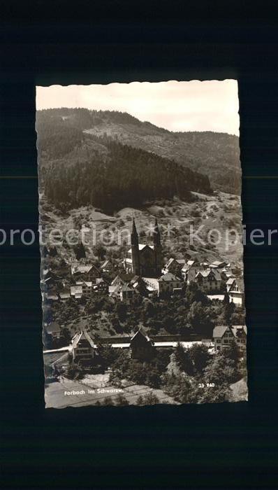 Forbach Baden Kirche Fliegeraufnahme