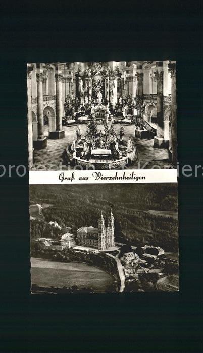 Vierzehnheiligen Fliegeraufnahme Kirche