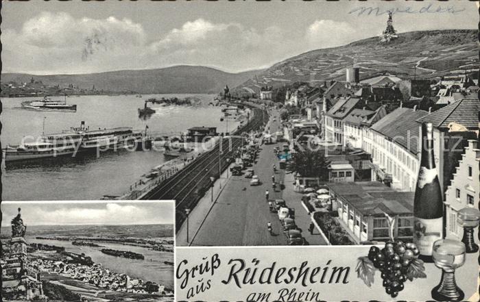Ruedesheim Rhein Rhein Schiff